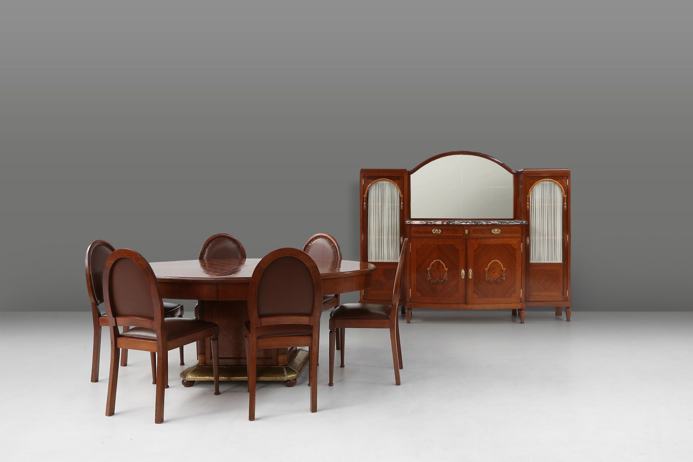 Art Deco set of six chairs by De Coene 1930thumbnail